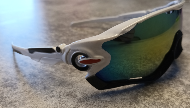 Lunette cyclisme verre dor