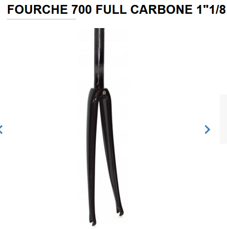 fourche piste full carbone