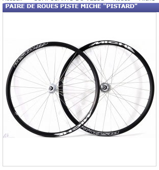 Roues pour la piste