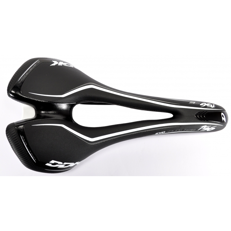 Selle course/VTT 156 noire et blanche Selle course/VTT 156 noire et blanche