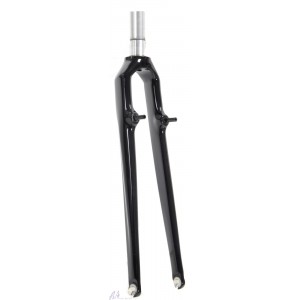 Fourche cyclo-cross carbone pivot Alu